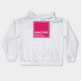 pantone 18-2143 TPG Beetroot Purple Kids Hoodie